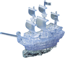 Load image into Gallery viewer, Original 3D Crystal Puzzle - Deluxe Pirate Ship Clear