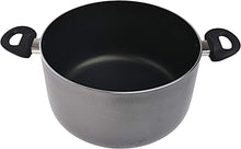 Load image into Gallery viewer, Imusa Charcoal USA IMU-91636 Stock Pot with Glass Lid 10-Quart, Dark Grey, 10Qt