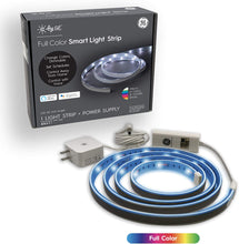 Load image into Gallery viewer, GE Lighting C by GE Full Color 80-inch LED, Bluetooth Enabled, Google Assistant Without, Works with Alexa and HomeKit with Hub Smart Light Strip, Power Supply