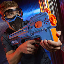 Load image into Gallery viewer, Nerf Rival Charger MXX-1200 Motorized Blaster -- 12-Round Capacity, 100 FPS Velocity -- Includes 24 Official Nerf Rival Rounds -- Team Blue