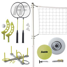 Load image into Gallery viewer, Franklin Sports Fun 5 Combo Set - Badminton - Volleyball - Ring Toss - Flip Toss - Flying Disc