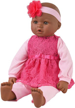 Load image into Gallery viewer, My Sweet Love 18" Doll w/Diaper Bag &amp; Accessories - African American