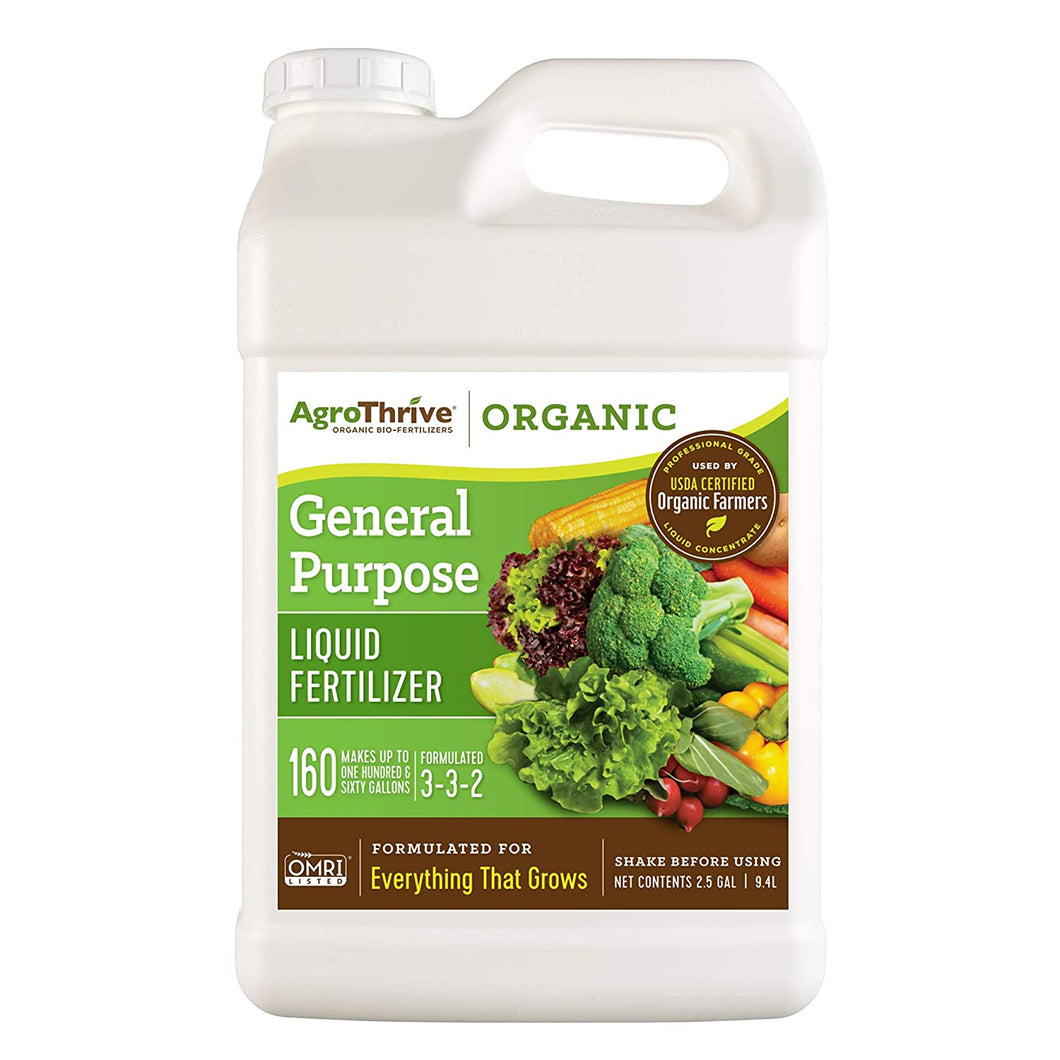 AgroThrive Organic Fertilizer - 3-3-2 General Purpose