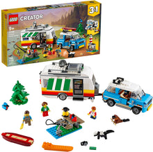Load image into Gallery viewer, LEGO Creator 3in1 Caravan Family Holiday 31108 Vacation Toy Building Kit for Kids Who Love Creative Play and Camping Adventure Playsets with Cute Animal Figures
