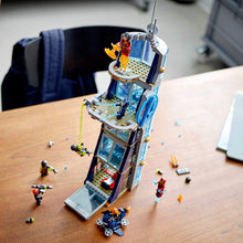 Load image into Gallery viewer, LEGO Marvel Avengers: Avengers Tower Battle 76166 Collectible Building Toy with Action Scenes and Superhero Minifigures; Cool Holiday or Birthday Gift
