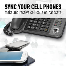 Load image into Gallery viewer, Panasonic KX-TGF382M DECT 2-Handset Landline Telephone