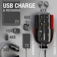 Load image into Gallery viewer, NOCO Boost Pro GB150 3000 Amp 12-Volt UltraSafe Portable Lithium Jump Starter, Car Battery Booster Pack, And Jumper Cables For Up To 9-Liter Gasoline And 7-Liter Diesel Engines