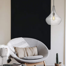 Load image into Gallery viewer, Sea Gull Lighting 6528201-962 Mora One Light Pendant Hanging Modern Fixture, Brushed Nickel