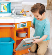 Load image into Gallery viewer, Little Tikes Home Grown Kitchen - Role Play Realistic Kitchen Real Cooking &amp; Water Boiling Sounds Kitchen Accessories Set for Girls Boys - Multicolor
