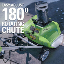 Load image into Gallery viewer, Greenworks 20-Inch 13 Amp Corded Snow Thrower 2600502