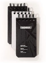 Load image into Gallery viewer, ToughBuilt - Grid Notebooks - Compatible with ToughBuilt Organizer, Heavy-Gauge Steel Binding Coil, Thick Cardboard Backing, Grid Pages, Plastic Covers