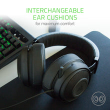 Load image into Gallery viewer, Razer Kraken Pro V2: Lightweight Aluminum Headband - Retractable Mic - In-Line Remote - Gaming Headset Works with PC, PS4, Xbox One, Switch, &amp; Mobile Devices - Black