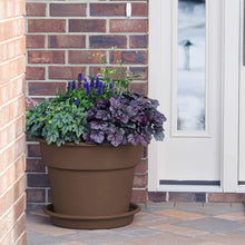 Load image into Gallery viewer, Bloem Bloem DCBT18-00 Dura Cotta Plant Window Box, 18-Inch, Black