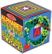 Load image into Gallery viewer, Melissa &amp; Doug Alphabet Nesting and Stacking Blocks