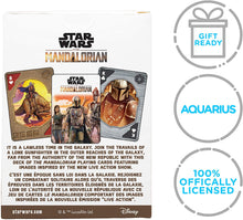 Load image into Gallery viewer, AQUARIUS Star Wars Playing Cards - The Mandalorian Themed Deck of Cards for Your Favorite Card Games - Officially Licensed Star Wars Merchandise and Collectibles - Poker Size with Linen Finish