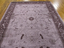 Load image into Gallery viewer, Unique Loom La Jolla Collection Tone-on-Tone Traditional Purple Area Rug (7' 0 x 10' 0)
