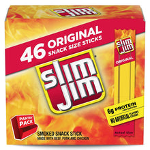 Load image into Gallery viewer, Slim Jim Smoked Snack Stick Pantry Pack, Original, 0.28 oz Stick 46Count