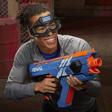 Load image into Gallery viewer, Perses Mxix-5000 Nerf Rival Motorized Blaster (Blue) -- Fastest Blasting Rival System, up to 8 Roundsper S -- Rechargeable Battery, Quick-Load Hopper
