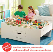 Load image into Gallery viewer, Melissa &amp; Doug Deluxe Wooden Multi-Activity Table