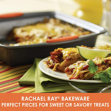 Load image into Gallery viewer, Rachael Ray 54074 Yum -o! Nonstick Bakeware Baking Pan/Nonstick Cake Pan, Square - 9 Inch, Gray