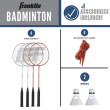 Load image into Gallery viewer, Franklin Sports Badminton - Starter, Family, Professional Sets