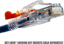 Load image into Gallery viewer, NTW NL-U6K-001OR Lockable CAT6 Patented Net-Lock Patch Cord, Snagless