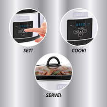 Load image into Gallery viewer, Crock-Pot 7 Quart Programmable Slow Cooker with Digital Countdown Timer|Polished Platinum