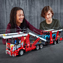 Load image into Gallery viewer, LEGO Technic Car Transporter 42098 Toy Truck and Trailer Building Set with Blue Car