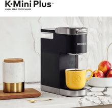 Load image into Gallery viewer, Keurig K-Mini Plus Coffee Maker, Single Serve K-Cup Pod Coffee Brewer, Comes With 6 to 12 oz. Brew Size, K-Cup Pod Storage, and Travel Mug Friendly