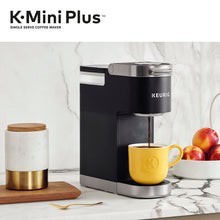 Load image into Gallery viewer, Keurig K-Mini Plus Single Serve K-Cup Pod Coffee Maker, with 6 to 12oz Brew Size, Stores up to 9 K-Cup Pods, Travel Mug Friendly
