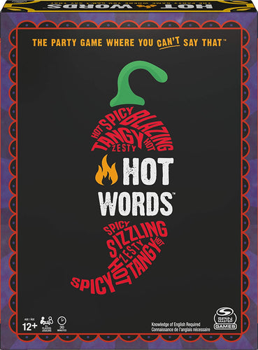 Hot Words, Word Guessing Party Game, for Adults and Teens Ages 16 and up