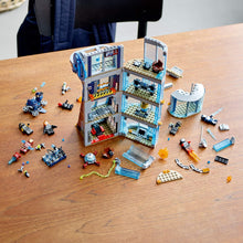Load image into Gallery viewer, LEGO Marvel Avengers: Avengers Tower Battle 76166 Collectible Building Toy with Action Scenes and Superhero Minifigures; Cool Holiday or Birthday Gift