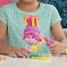 Load image into Gallery viewer, Play-Doh Trolls World Tour Rainbow Hair Poppy Styling Toy for Kids 3 Years and Up with 6 Non-Toxic Colors