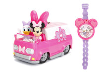 Load image into Gallery viewer, Jada Toys Disney Junior Minnie Mouse Happy Helper&#39;s Van RC/Radio Control Toy Vehicle, Pink/White
