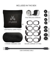 Load image into Gallery viewer, Jaybird Run True Wireless Headphones for Running, 4+ Hours Play, Omni-Directional Mic, Sweat-Resistant, Comfort-Fitted Earpieces, Skip-Free Music (Jet)