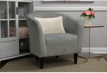 Load image into Gallery viewer, Mainstays Microfiber Tub Accent Chair, Nove Gray