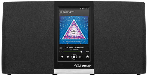 Aluratek AIRMM03F Wi-Fi Internet Radio Streaming Pandora, Slacker, iHeart, Spotify (Black)