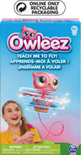 Load image into Gallery viewer, Owleez, Flying Baby Owl Interactive Toy with Lights &amp; Sounds (Pink), for Kids Aged 6 &amp; Up