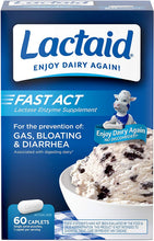 Load image into Gallery viewer, Lactaid Fast Act Lactose Intolerance Relief Caplets with Lactase Enzyme