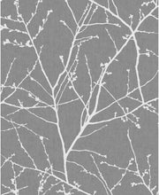 Load image into Gallery viewer, Graham &amp; Brown 33-272 Innocence Charcoal/Silver Wallpaper