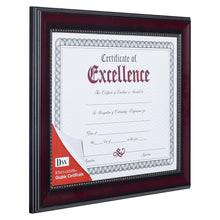 Load image into Gallery viewer, Dax 8.5x11 Prestige Beaded Rosewood Document Frame, Wall Display