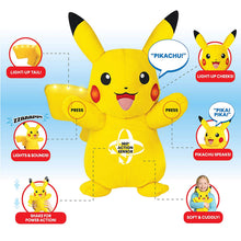 Load image into Gallery viewer, Pokemon Plush, Power Action Interactive Pikachu - Comes with Movement Sensors, Lights and Sounds
