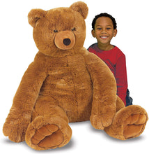 Load image into Gallery viewer, Melissa &amp; Doug Jumbo Brown Teddy Bear