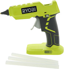 Load image into Gallery viewer, Ryobi P305 One+ 18V Lithium Ion Cordless Hot Glue Gun w/ 3 Multipurpose Glue Sticks (Battery Not Included / Power Tool Only)