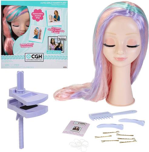 CGH Cute Girls Hairstyles! Wig with Styling Head