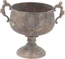 Load image into Gallery viewer, Deco 79 29553 Planter, Tarnished Brass
