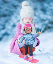 Load image into Gallery viewer, Click n&#39; Play Doll Snowboard Set and Accessories. Perfect For 18 inch American Girl Dolls