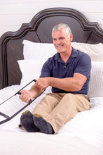 Load image into Gallery viewer, Stander BedCaddie Bed Ladder Sit-Up In-Bed Support Assist Handle with Adjustable Nylon Strap, Three Ergonomic Hand Grips