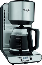 Load image into Gallery viewer, Mr. Coffee 12-Cup Programmable Coffeemaker, Stainless BVMC-FBX39,Black