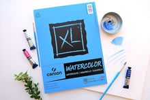 Load image into Gallery viewer, Canson XL Series Watercolor Textured Pad, Use with Paint Pencil Ink Charcoal Pastel and Acrylic, Side Wire Bound, 140 Pound, 7 x 10 Inch, 30 Sheets